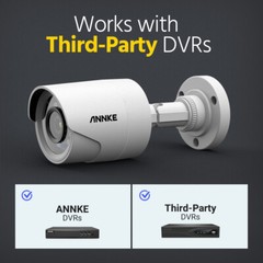 ANNKE 4IN1 HD 1080P CCTV Security Camera 2MP Video Outdoor EXIR Night Vision WDR