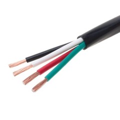 250ft Outdoor Speaker Cable Direct Burial 14/4 AWG UV CL2 Rated Audio Wire Bulk