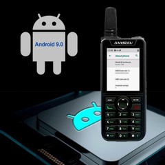 Anysecu T59 Network Radio Zello 4G Android 9.0 WIFI GPS Poc Radio Smart Phone