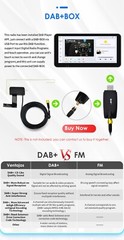 Single Din 8+128GB Android 8Core Car Stereo Radio 10.33″ CarPlay GPS Wifi BT DSP
