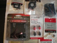 Radio Shack NOS Retailed packaged vintage electronic parts, 20 Retail, 173 parts