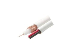 SECURITY CAMERA RG59 SOLID COPPER SIAMESE DUAL COAX CABLE WITH 2-POWER CONDUCTOR