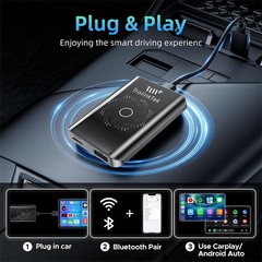 2026 NEW Wireless CarPlay AI Box Android Auto Video Dongle Netflix YouTube 32GB