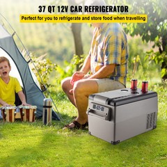 VEVOR 1.23Cuft Compressor Portable Small Refrigerator Cooler Freezer Home