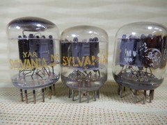 Three Mixed Makes 6C10 Vacuum Tubes Various Results 100% is 1250 on Our Hickok 8