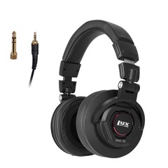 LyxPro HAS-30 Noise-Canceling DJ Headphones, Over-Ear Studio Headphones, Black