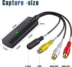 Capture Card, USB Video Capture Card Device, Audio Video Converter Grabber fo…