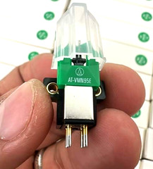 GENUINE OEM AT-VM95E PHONO CARTRIDGE WITH OEM ELLIPTICAL STYLUS + A FREEBIE!!!