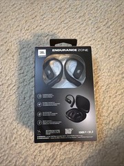 JBL Endurance Zone Wireless Ear-hook Headphones Black IP68 Secure Fit Open Ear