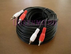 50Ft 2 RCA Male to 2 RCA Male Audio Patch Cord Cable TV Stereo Receiver 50′ Ft