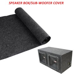 Speakers Subwoofer Interior Cover Carpeting Charcoal 78Inch(6.5ft.)Wide 60″x78″