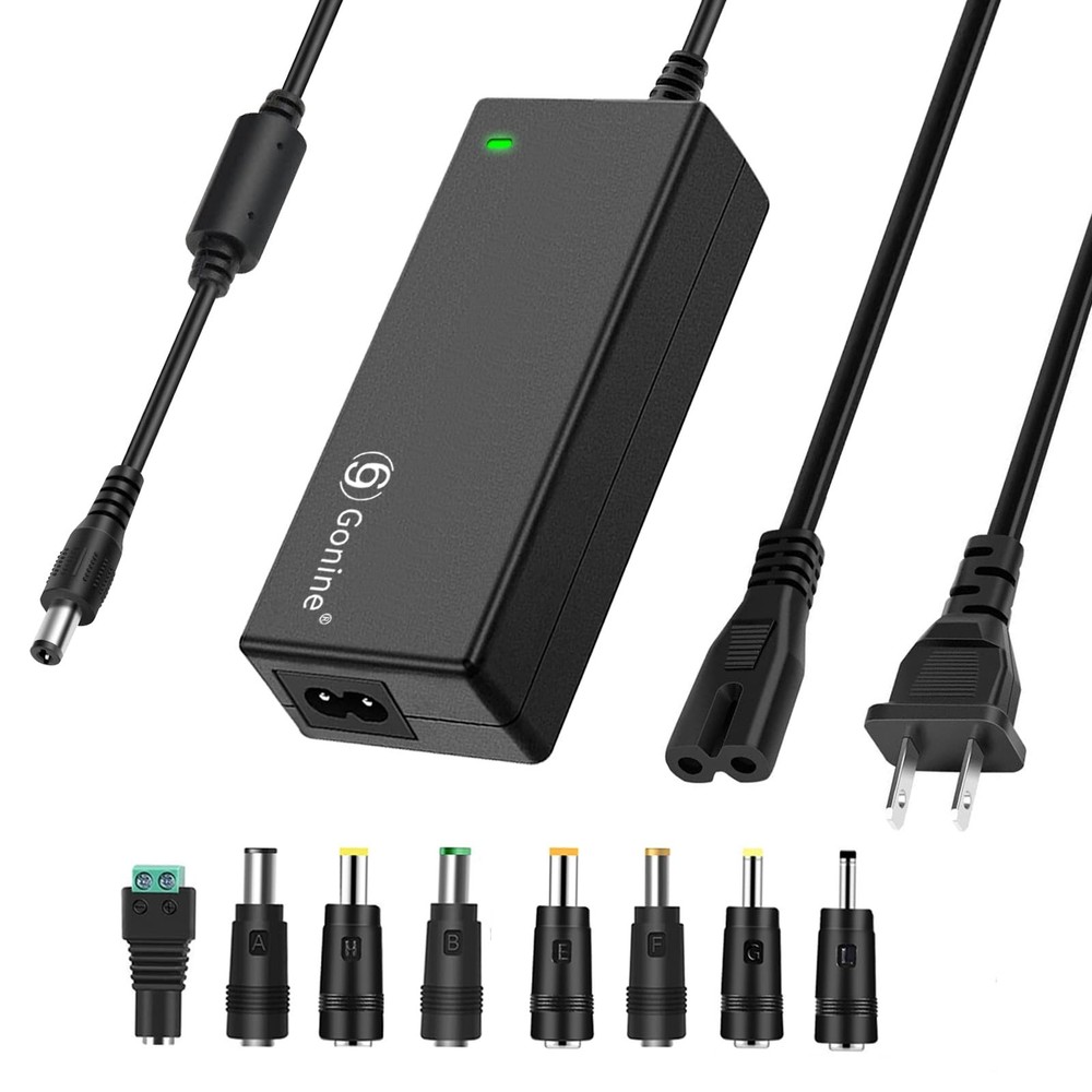 24V 2.5A DC Power Supply Adapter, 60W AC 100-240V 50-60Hz to 24Vdc 2.5Amps Tr…