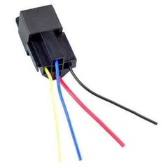 5X 12V 30/40 Amp 5-Pin SPST Automotive Relay with Wires & Harness Socket Set US