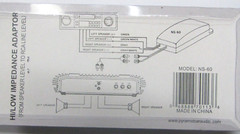 Pyramid NS60 RCA Line Level Converter Hi/Low Impedance Adapter Dual Channel Kit