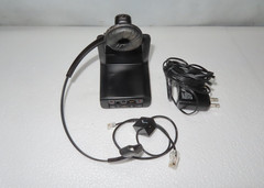 PLANTRONICS CS540 WIRELESS PHONE HEADSET + C054 DOCKING STATION BASE+AC ADAPTER+