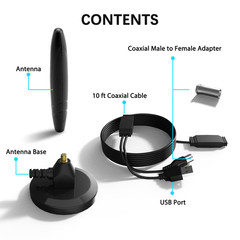 5600Miles TV Antenna HDTV Amplified Digital 4K 1080P Long Range Indoor Upgraded