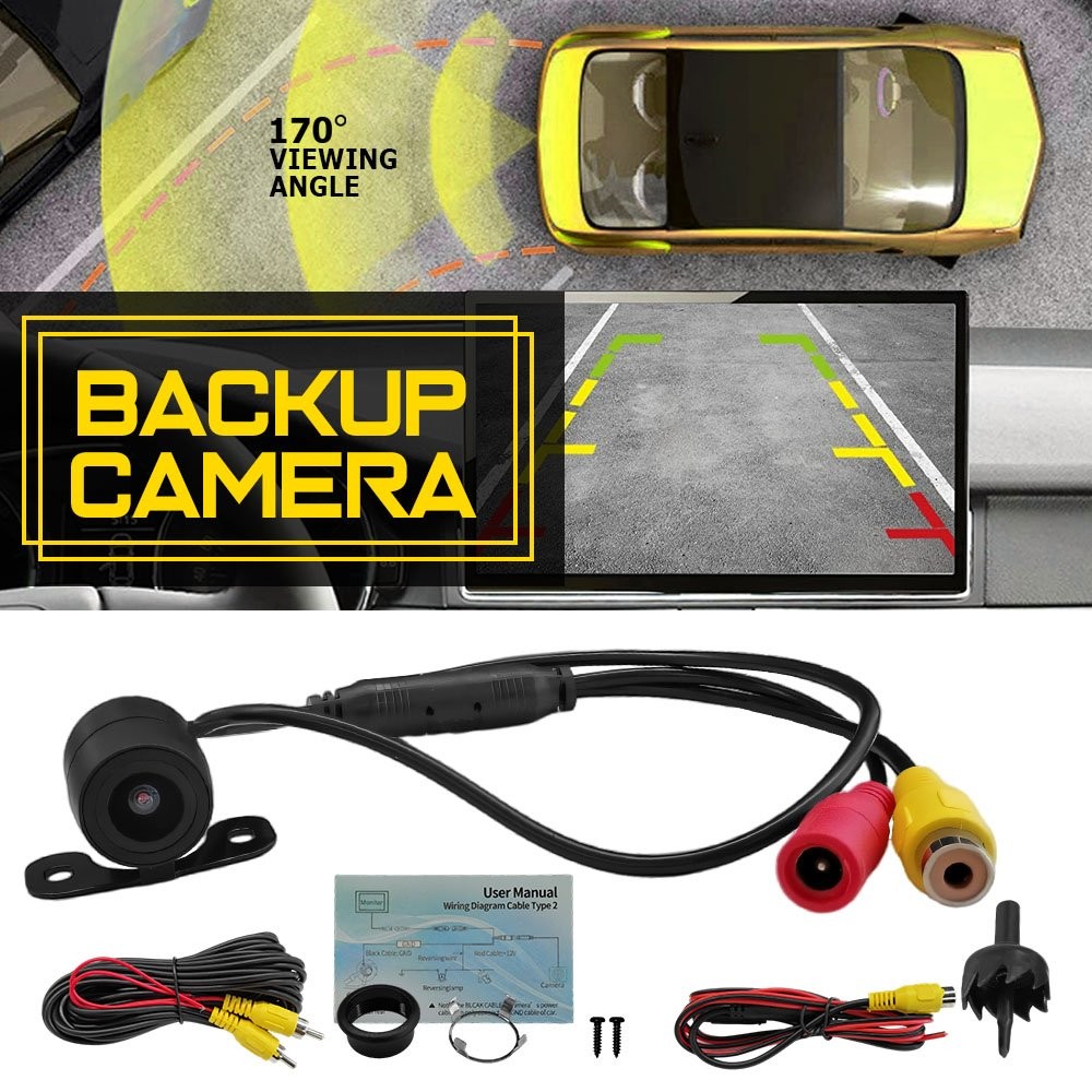Mount Bracket Car Backup Reverse Camera Rear View Parking Plate License System