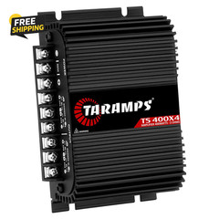 TS 400X4 400W RMS 4 Channel Car Amplifier 2 Ohm Full Range RCA Black Stereo