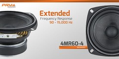 2x PRV Audio 4MR60-4 Midrange Loudspeakers Car Audio Speakers 4″ 4 Ohm 120Watts