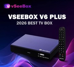 vSeeBox V6 Plus 2026 Android Media Device Super Box Crusher! Same Day Shipping