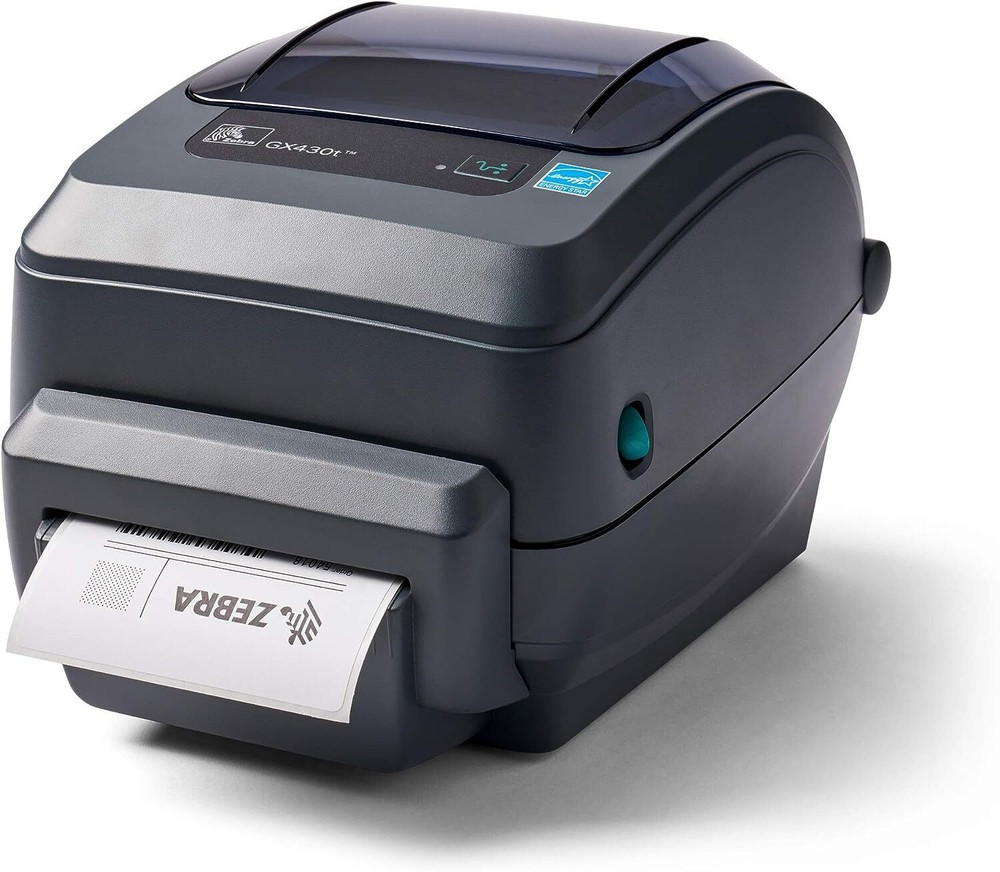 Zebra GX430t Thermal Transfer Desktop Printer – 4in Width, USB Serial Parallel E