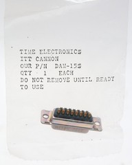 ITT Cannon DAM-15S 15 Position D-Sub Receptacle