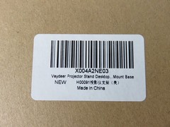 Vaydeer Desktop Projector Stand Alum Table Projector Mount Base 1/4″ Screw