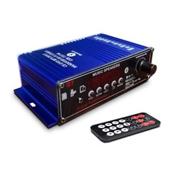 400W HiFi bluetooth Power Amplifier 2 Channel Stereo Home Audio Amp Receiver AUX