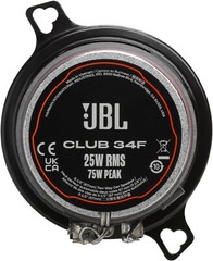 JBL CLUB 34F 3-1/2″ Club Series 3-ohms 2-way Coaxial Car Speakers