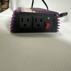 Rally 400 Watt Power Inverter 12V DC To 120V AC No. 7274 Purple