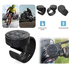 Bluetooth Remote Control Media Button Car Motorcycle Bike Steering Recharging