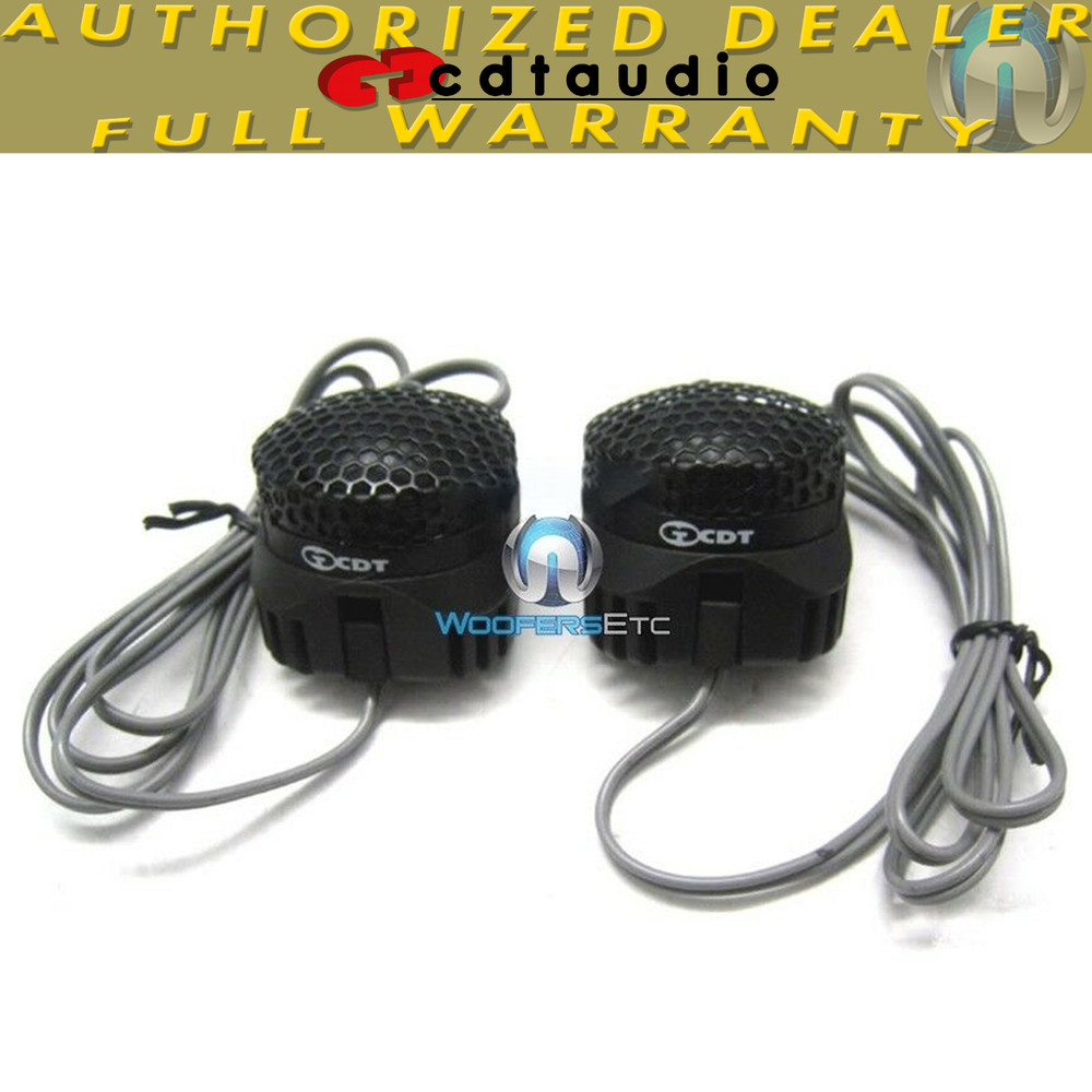 CDT AUDIO WS-100i CAR 4 OHM 1″ INCH SILK IMAGING TWEETERS SURFACE MOUNT PAIR NEW