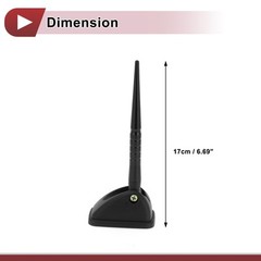 1 Pc Car Dummy Antenna with Base Truck ABS Roof Mount Antenna Decoration Only…
