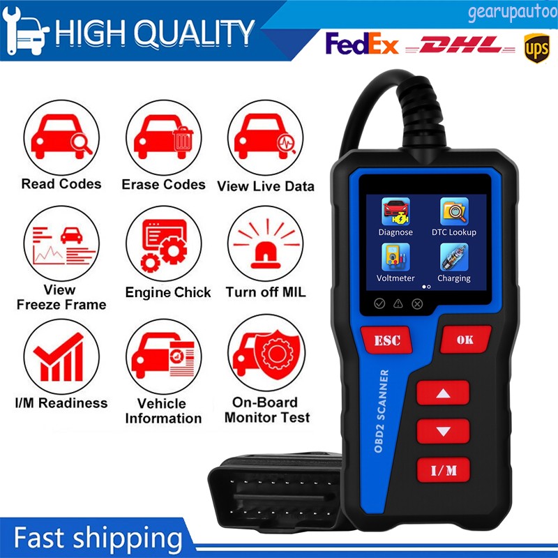 AT300 Classic Enhanced Universal OBD II Scanner Car Engine Fault Code Read