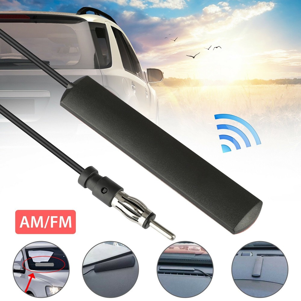 10ft Car Interior Hidden Amplified Antenna Electronic Stereo AM/FM Radio Univers
