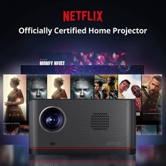 ETOE Whale Pro 4K Projector 1080p FHD Beamer,1500 ANSI,Auto Focus & Keystone