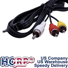 Composite A/V Cable/Cord for Roku LT HD XD 1080p XDS 2050X 2450D 2500R Player