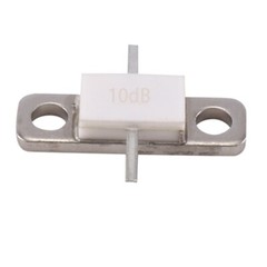 2Pack 10DB Silver Attenuator 100Watt 10dB Attenuators Flanged DC-3GHz 50Ohms HOT
