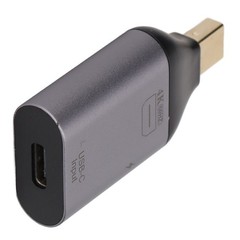 4K 60Hz USB C Female to Mini Displayport Male Adapter Converter and PD Power