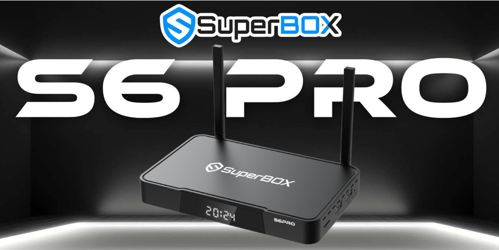 📺New SuperBox S6 PRO 2025 Media Box 4+32gb Wifi Factory SEALED!
