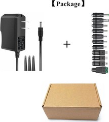 Universal 5V 2A AC Adapter Power Supply with 11 DC Plug Tips AC to DC5V 1.5A 1A