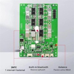 JBD BMS Smart 4S 12V 100A Lifepo4 Battery Protection Board Same Port w/ Balance