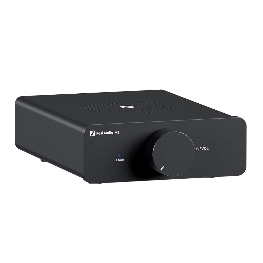 Fosi Audio V3 Stereo Amplifier Home Audio 300Wx2 Power TPA3255 Class D Mini Amp