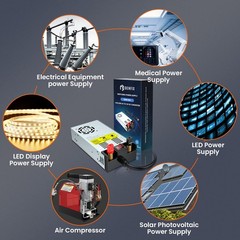 Upgraded 110V to 12V Converter ,New Version with On/Off Switch, AC to DC Power S