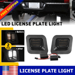 For 2003-10 DODGE RAM 2500/3500 LED License Plate Lights Lamp White 5500K