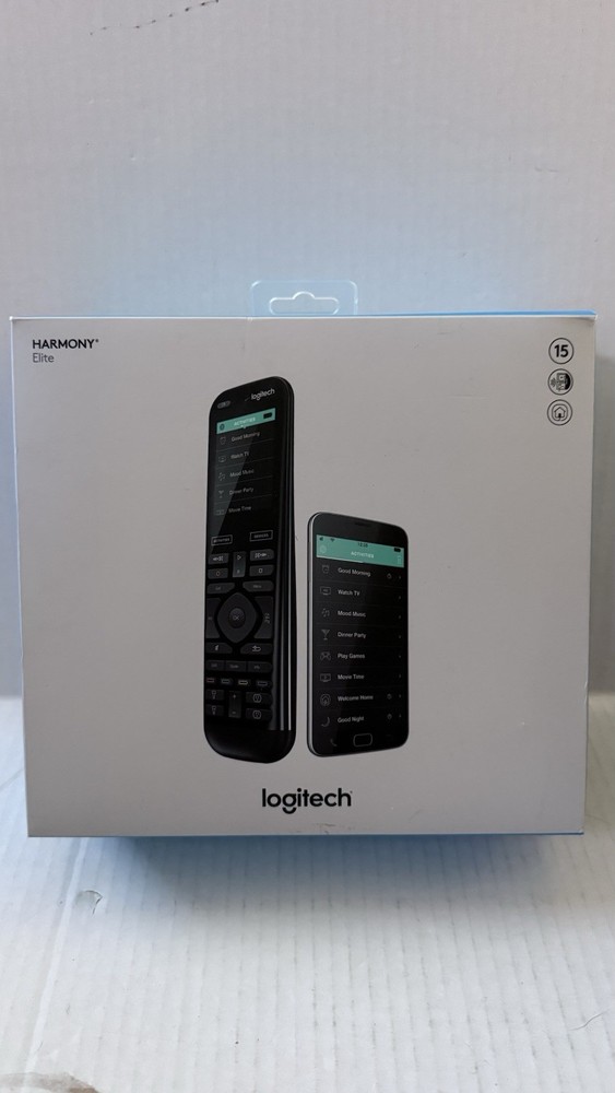 Logitech Harmony Elite Remote & Hub Tested Power On AS-IS In Box