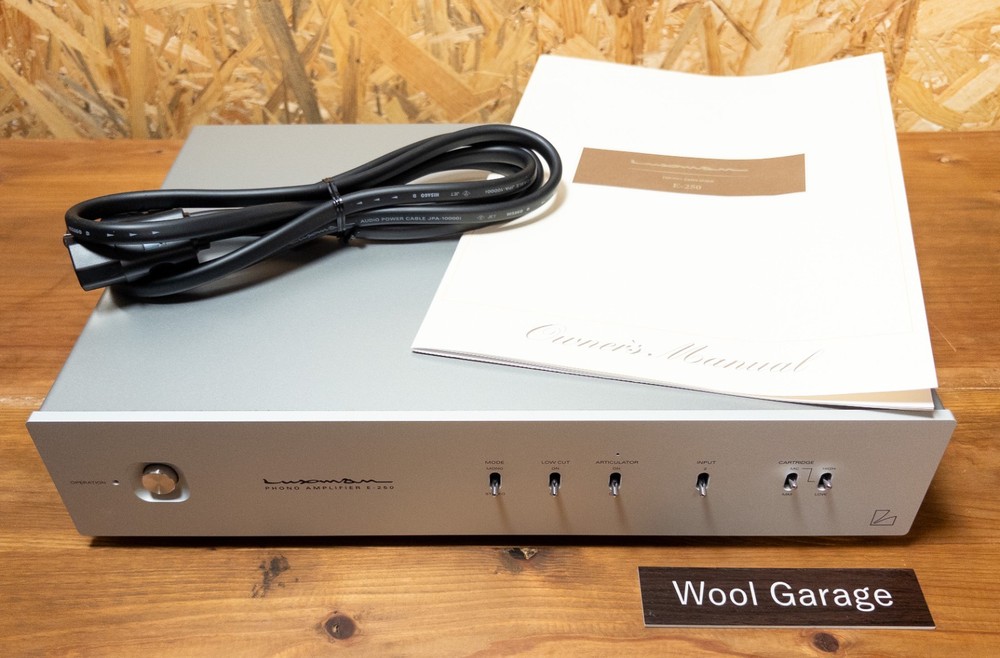 LUXMAN E-250 MM/MC Phono Equalizer Amplifier Tested Good Condition AC100V Japan