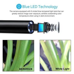 6LED USB Snake Endoscope Borescope HD Inspection Camera For Android Type C Lot