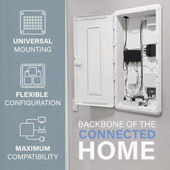 Legrand – 30 Inch Media Enclosure, Wifi Electrical Box, Cable Management Box fo