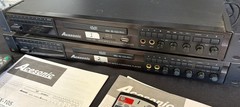 Pair of Acesonic DGX-106 DGX-105 DVD MPEG-4 Karaoke Players w/ Remote Tested